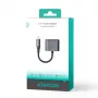 Joyroom adaptador DAC 2 en 1 Lightning a Lightning/Lightning, 60W, 0,12m, negro (JR-SY-L02)