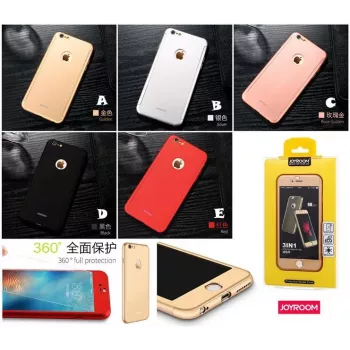 Joyroom Apple iPhone 7 funda de plástico 360° JR-BP207 roja