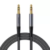 Joyroom Cable de audio estéreo, conector jack 3,5 mm, 1,2 m, Negro (SY-A08)
