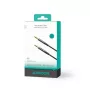 Joyroom Cable de audio estéreo, conector jack 3,5 mm, 1,2 m, Negro (SY-A08)
