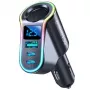 Cargador de coche 4 en 1 con transmisor FM Bluetooth Joyroom PD 150W negro (JR-CL21)