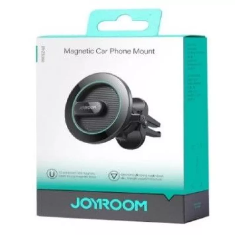 Joyroom Soporte magnético de móvil para rejillas de ventilación del coche negro