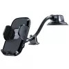 Soporte para móvil Joyroom con brazo flexible para salpicadero y parabrisas negro