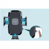 Soporte para móvil Joyroom con brazo flexible para salpicadero y parabrisas negro