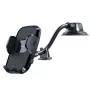 Soporte para móvil Joyroom con brazo flexible para salpicadero y parabrisas negro