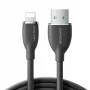 JOYROOM Colorful Series Cable USB-A a Lightning 1,2m Negro SA29-AL3