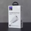 Cargador rápido JOYROOM USB-A QC3.0 / USB-C PD 20W blanco (L-QP2011)