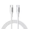 JOYROOM Flash Series Cable USB-C a USB-C A28, 60W, 480 Mbps, 2m, blanco (S-A28-CCW2)
