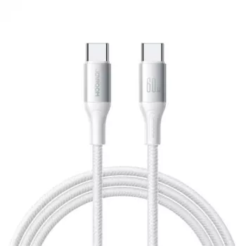 JOYROOM Flash Series Cable USB-C a USB-C A28, 60W, 480 Mbps, 2m, blanco (S-A28-CCW2)