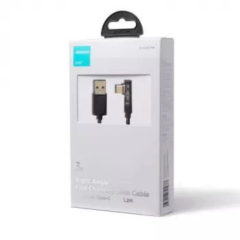 Joyroom cable gaming Type-C (acodado) - USB (recto) 3A, 480Mbit/s, 1,2m, negro (S-UC027A6)