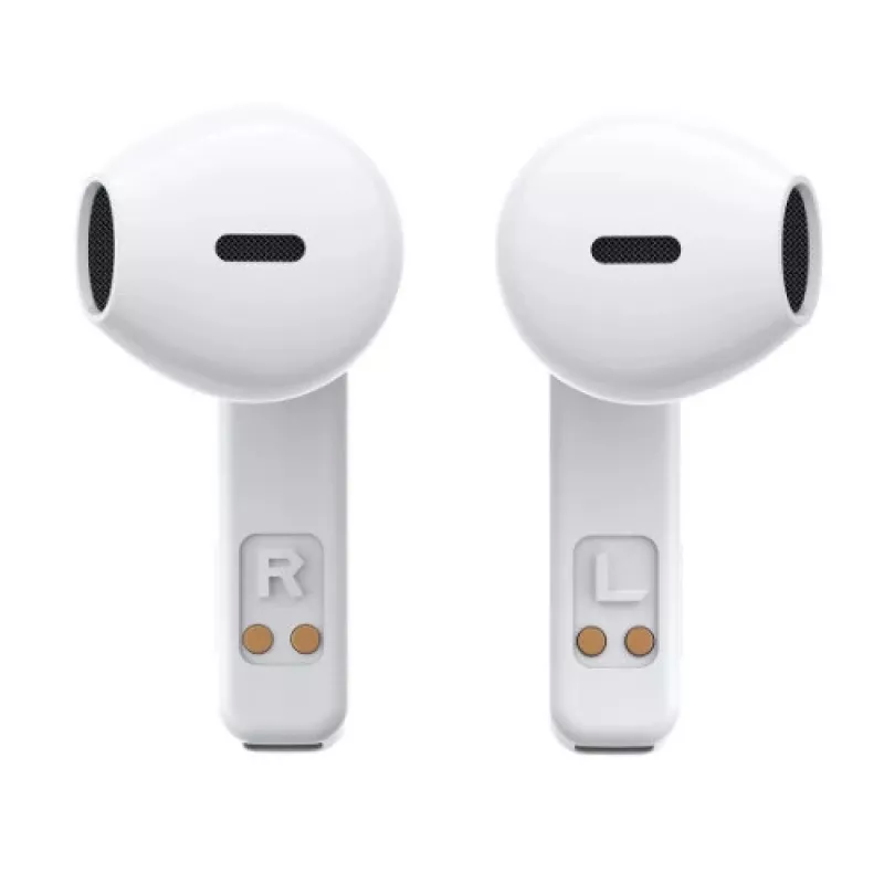 Joyroom IceLens Series auriculares True Wireless con luces LED, Bluetooth 5.3, blanco (JR-TC1-WHT)