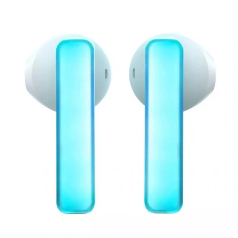 Joyroom IceLens Series auriculares True Wireless con luces LED, Bluetooth 5.3, blanco (JR-TC1-WHT)