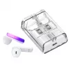 Joyroom IceLens Series auriculares True Wireless con luces LED, Bluetooth 5.3, blanco (JR-TC1-WHT)