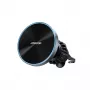 Joyroom soporte magnético para coche con carga inalámbrica 15W para ventilación negro (JR-ZS240 Pro)