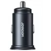 Cargador de coche mini JOYROOM JR-CCN04 60W USB-C PD 3.0 y USB-A QC 3.0, negro