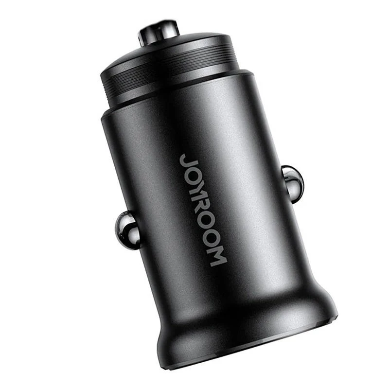Joyroom JR-CCN05 Cargador de coche mini 30W USB-A USB-C Negro