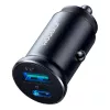 Joyroom JR-CCN05 Cargador de coche mini 30W USB-A USB-C Negro