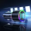 JOYROOM JR-CL10 Cargador de coche 2x USB 24W retroiluminación LED Negro