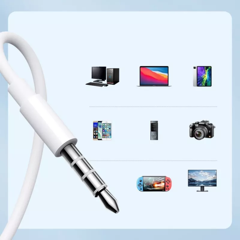 Joyroom JR-EW01 Auriculares In-Ear con Cable Mini con Mando a Distancia - Blanco