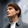Joyroom JR-EW01 Auriculares In-Ear con Cable Mini con Mando a Distancia - Blanco