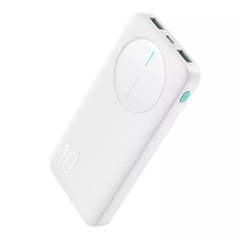 Joyroom JR-PBF12 Power Bank 10000mAh 2.4A Dual USB-A USB-C blanco