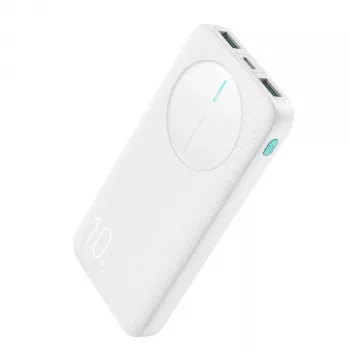 Joyroom JR-PBF12 Power Bank 10000mAh 2.4A Dual USB-A USB-C blanco