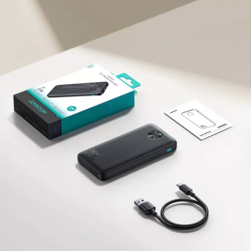 Joyroom JR-PBF15 Batería externa 10000mAh USB-C USB-A 22.5W negra