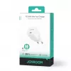 JOYROOM JR-TCF02 Cargador de pared USB-C PD 20W con cable USB-C - blanco