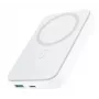 Batería externa inalámbrica magnética Joyroom JR-W020 20W Mini 10000mAh blanca con cable USB a Type-C 0,25m