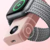 Batería externa inalámbrica Joyroom JR-WQW01 2000mAh 3W para Apple Watch Rosa