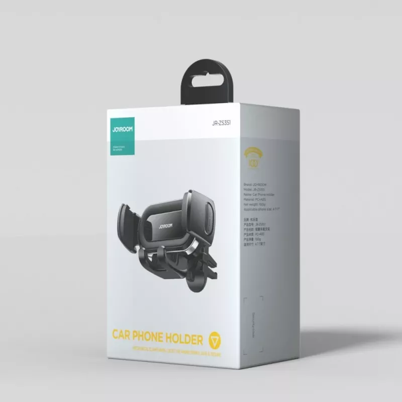 Joyroom JR-ZS351 soporte para móvil para rejillas de ventilación - plateado