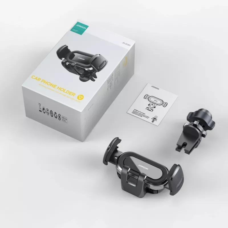 Joyroom JR-ZS351 soporte para móvil para rejillas de ventilación - plateado