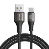 Cable USB-A a USB-C Joyroom serie Light-Speed, 100W, 1,2 m, negro (S-A25)