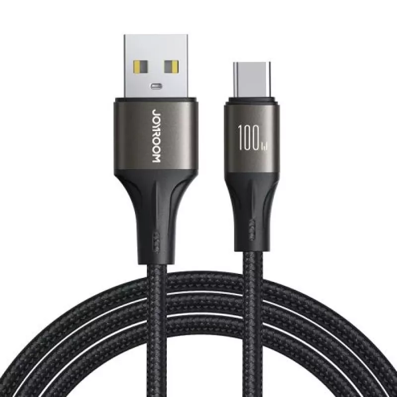 Cable USB-A a USB-C Joyroom serie Light-Speed, 100W, 1,2 m, negro (S-A25)