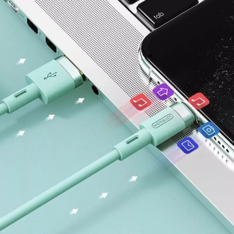 Joyroom Cable Lightning a USB-A 2,4A 1,2m negro (S-1224N2)