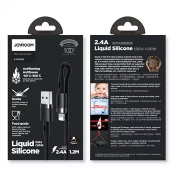 Joyroom Cable Lightning a USB-A 2,4A 1,2m negro (S-1224N2)