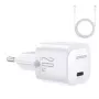 Joyroom Cargador mini USB-C 20W PD con cable USB-C a Lightning - Blanco JR-TCF02