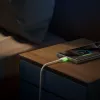 JOYROOM S-A53 cable USB-A a USB-C con punta fluorescente 1,2 m Beige