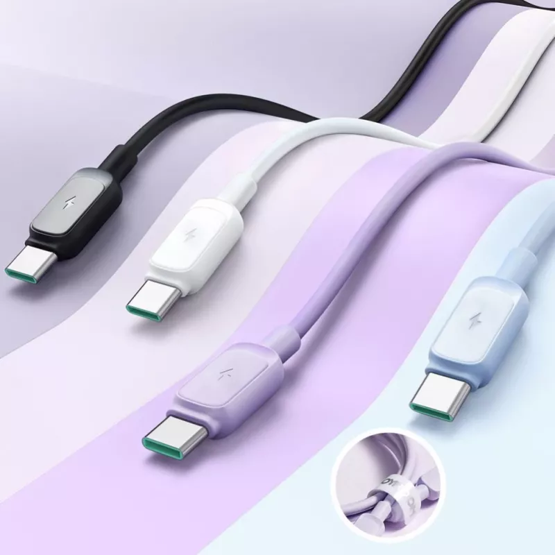 JOYROOM S-AC027A141B Cable trenzado USB-A a Lightning de 1,2 m, negro