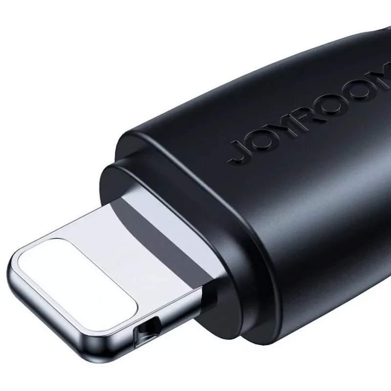 JOYROOM S-UL012A11 cable trenzado USB-A a Lightning 1,2 m negro