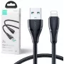JOYROOM S-UL012A11 cable trenzado USB-A a Lightning 1,2 m negro