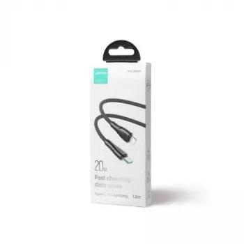 Joyroom Surpass Series cable de carga rápida y datos USB-C a Lightning 20W PD, 1,2m, negro (S-CL020A11)