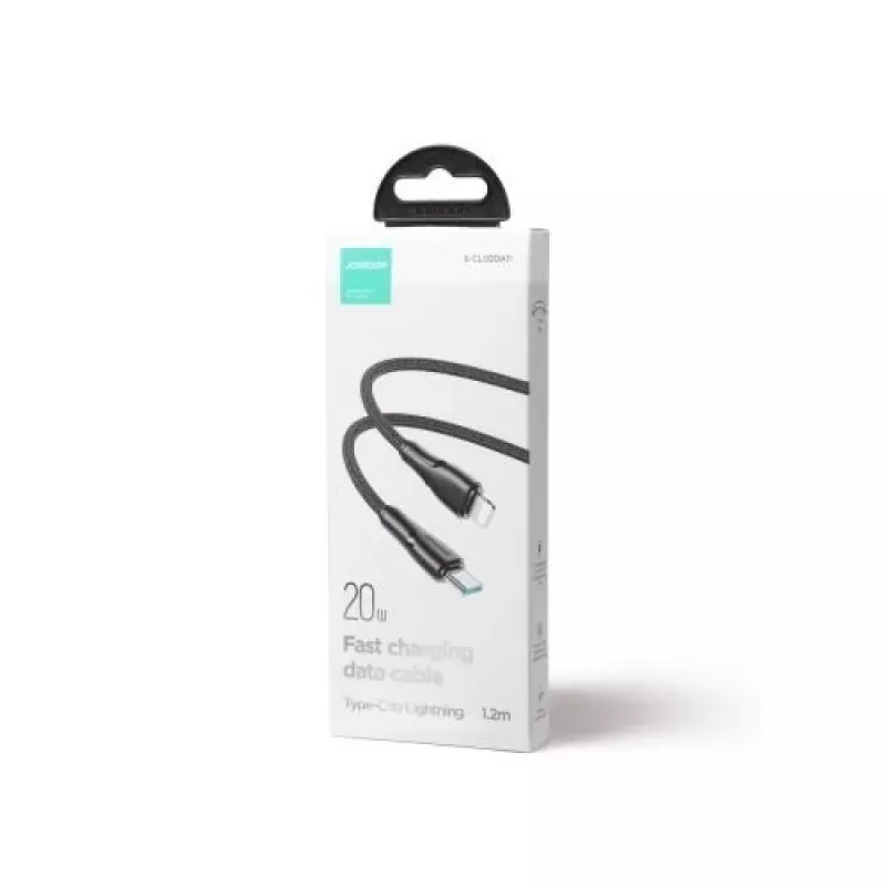 Joyroom Surpass Series cable de carga rápida y datos USB-C a Lightning 20W PD, 1,2m, negro (S-CL020A11)