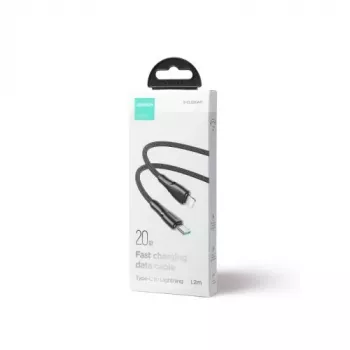 Joyroom Surpass Series cable de carga rápida y datos USB-C a Lightning 20W PD, 1,2m, negro (S-CL020A11)