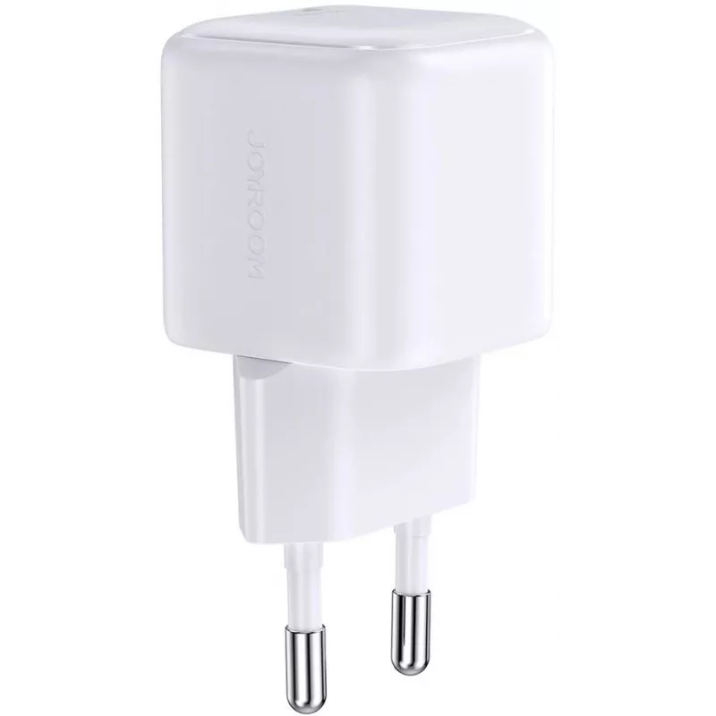 Joyroom Cargador de Viaje Mini GaN Cargador Rápido Type-C, PD 30W, Blanco (JR-TCG15)