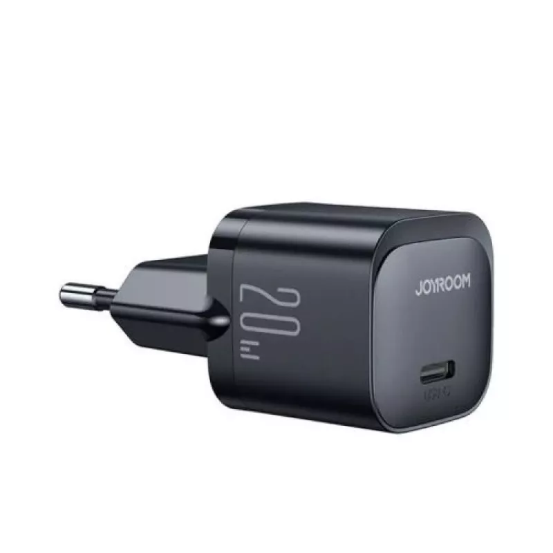 Joyroom cargador de viaje Mini Type-C, PD 20W, negro (JR-TCF02)