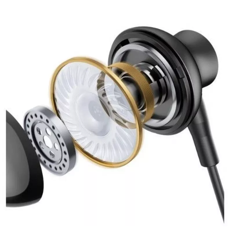 Joyroom TYPE-C Series JR-EC07 Auriculares USB-C In-Ear Metal Negro