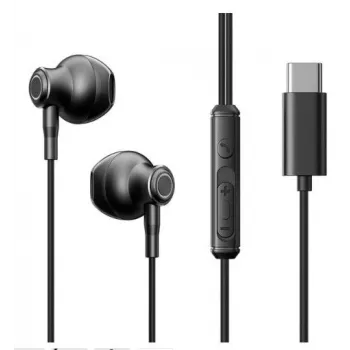 Joyroom TYPE-C Series JR-EC07 Auriculares USB-C In-Ear Metal Negro