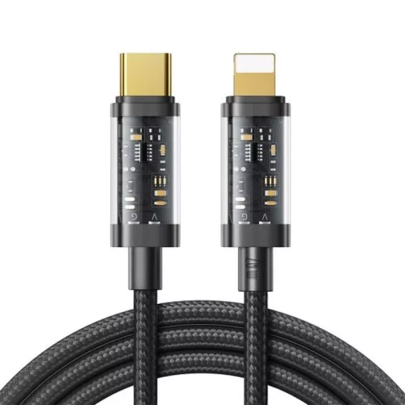 Joyroom cable de carga rápida Type-C a Lightning A10 Series PD 20W, 1,2m, negro (S-CL020A12)
