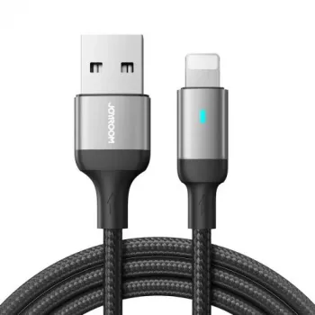 Joyroom Cable USB-A a Lightning, 2,4A, 1,2m, Negro (S-UL012A10)